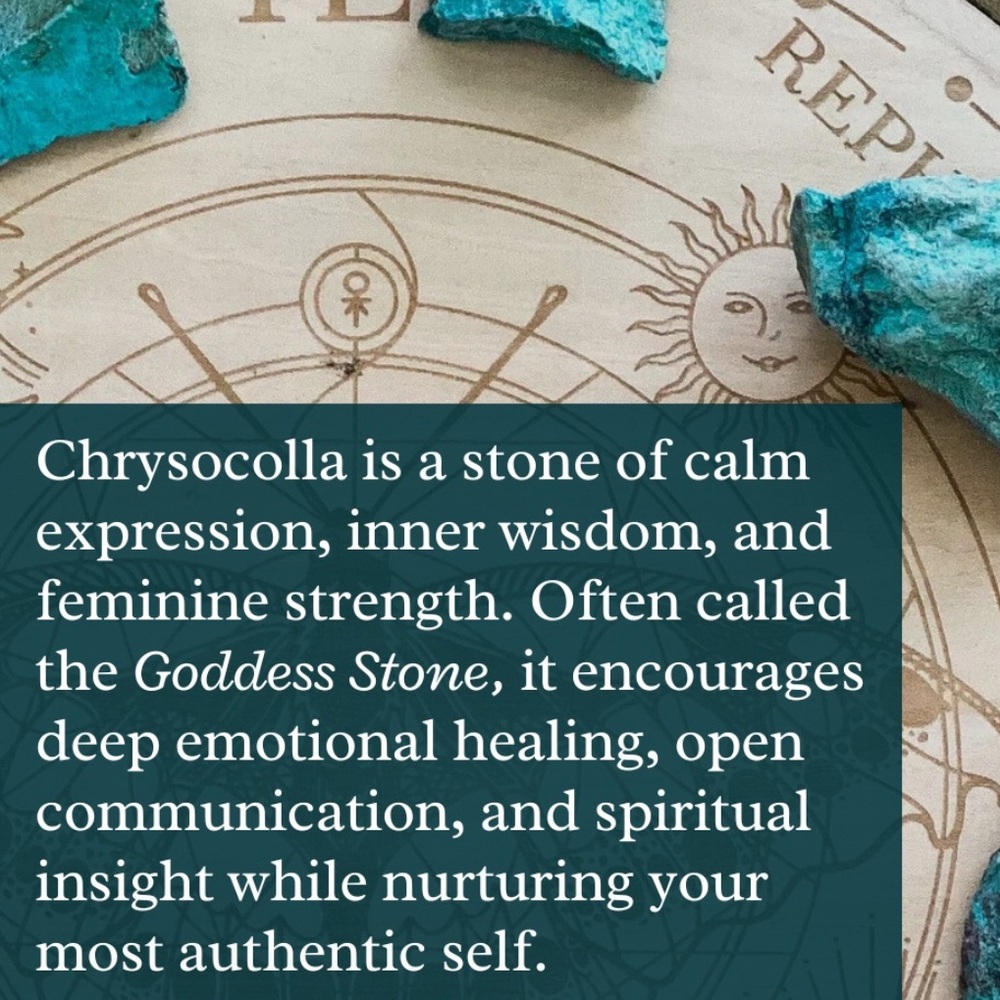 The Goddess Chrysocolla Peruvian Macrame Adjustable Handcrafted Necklace - Picture 2 of 7